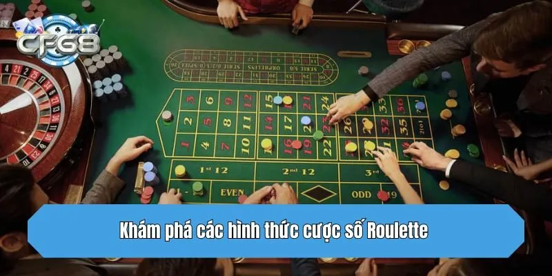 Khám phá các hình thức cược số Roulette 